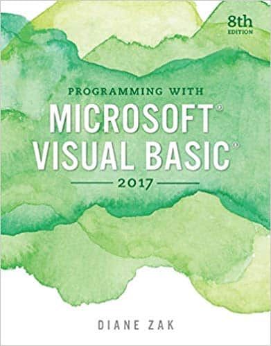 Programming with Microsoft Visual Basic 2017 (8th Edition ...